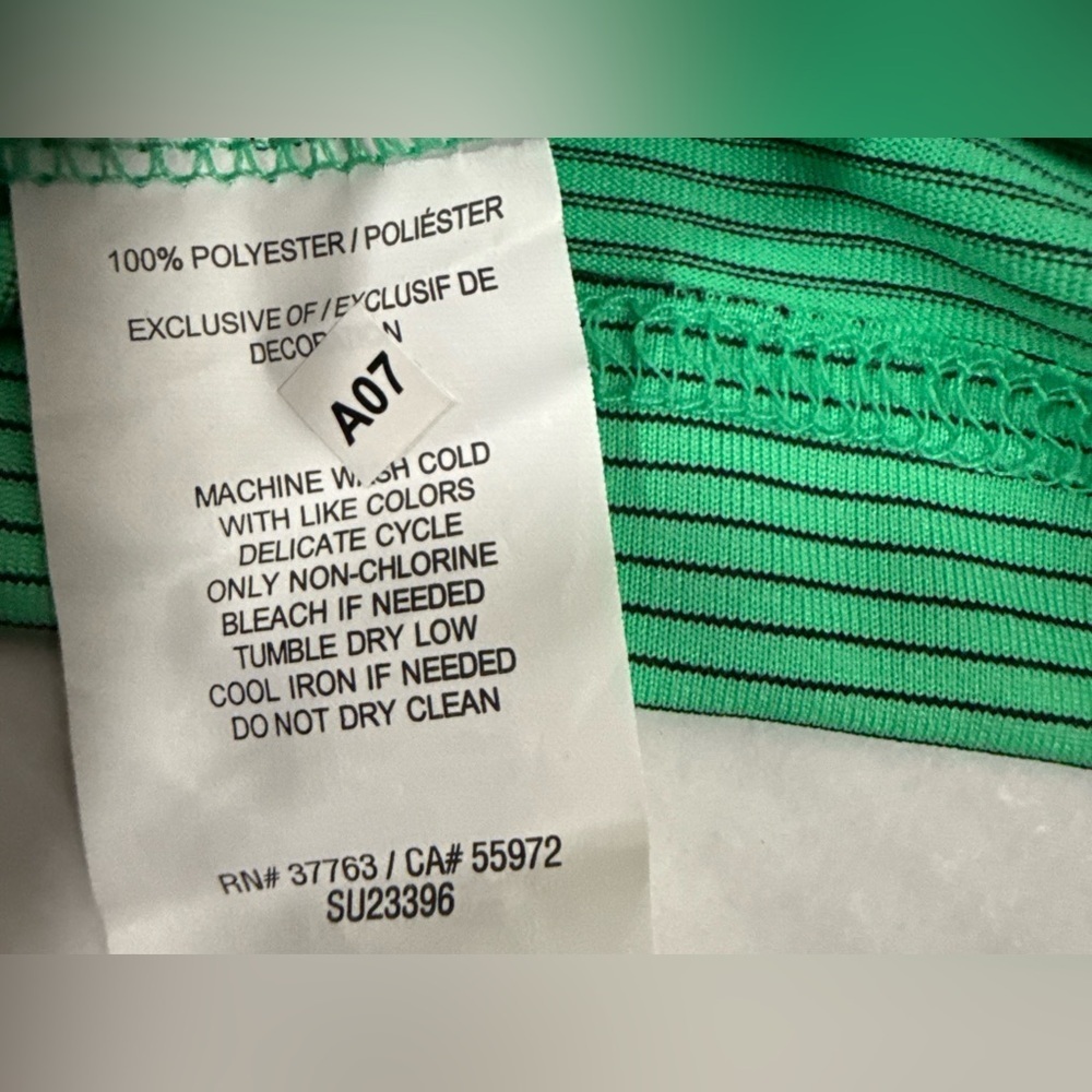 New With Tag Men’s Grand slam Golf Polo Shirt Size M Green - Picture 5 of 8